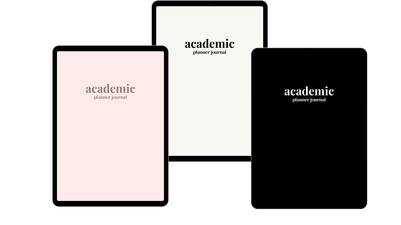 Digital Academic Planner Journal