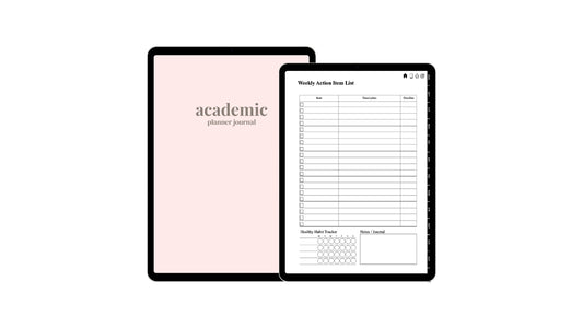 Digital Academic Planner Journal