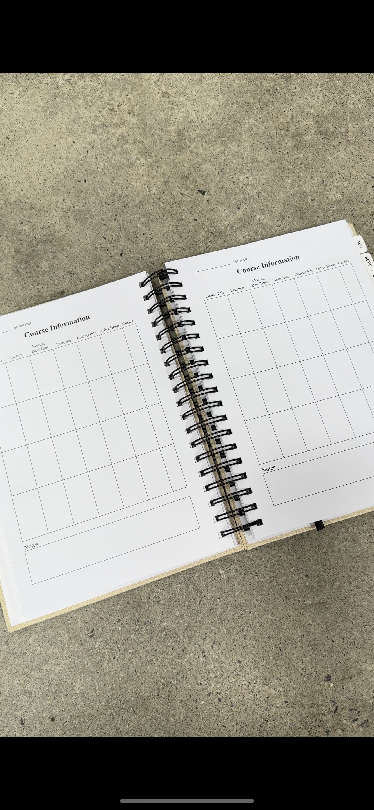 Academic Planner Journal