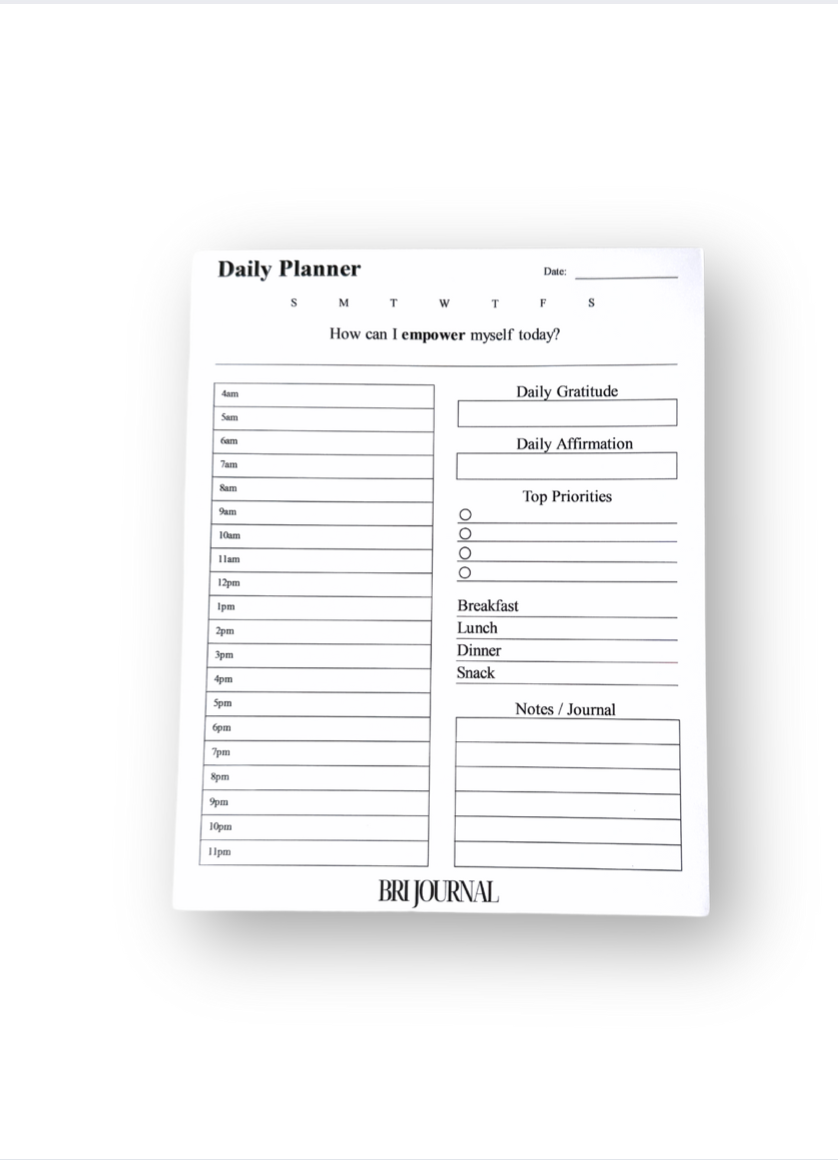 Daily Planner Notepad