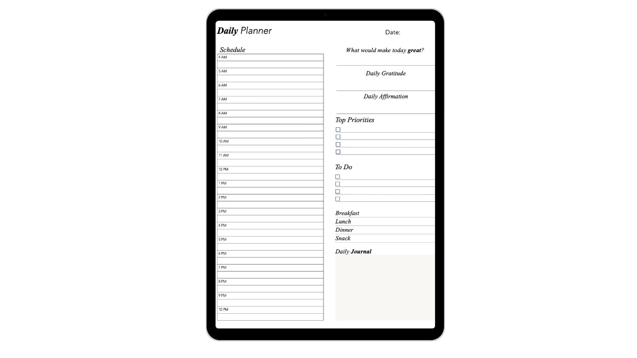 Digital Daily Planner