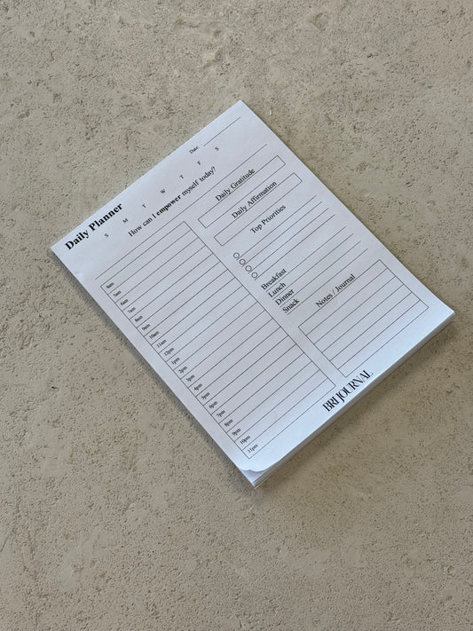 Daily Planner Notepad